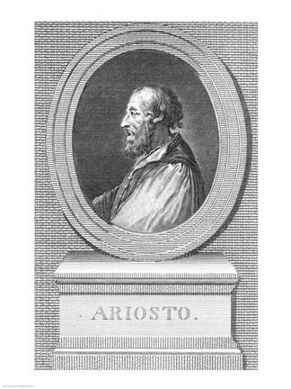 Framed Portrait of Ludovico Ariosto Print