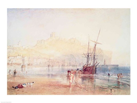 Framed Scarborough, 1825 Print