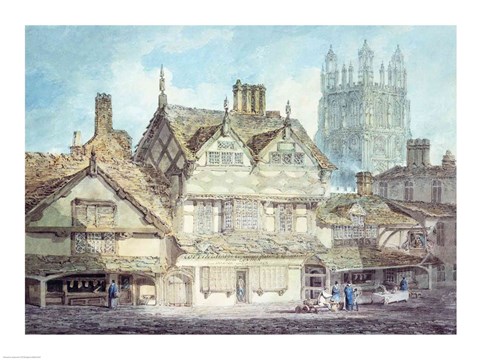 Framed Wrexham, Denbighshire Print