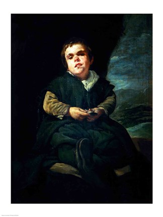 Framed Court Dwarf Print