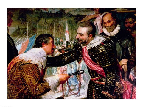 Framed Surrender of Breda Print