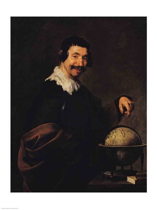 Framed Democritus Print