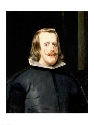 Framed Portrait of Philip IV in Court Dress Print