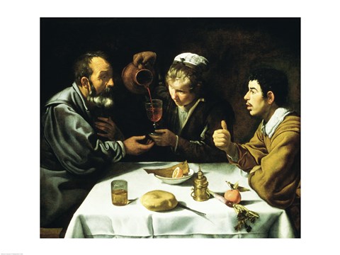 Framed Lunch, 1620 Print