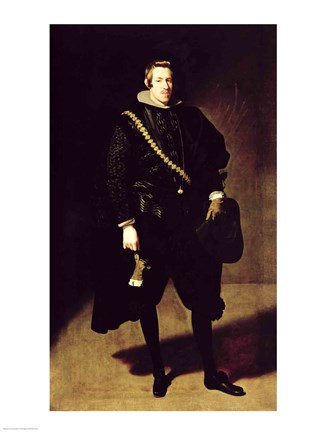 Framed Portrait of Infante Don Carlos Print