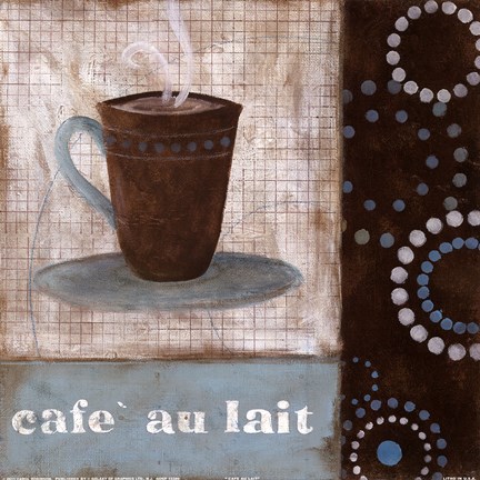 Framed Cafe Au Lait Print