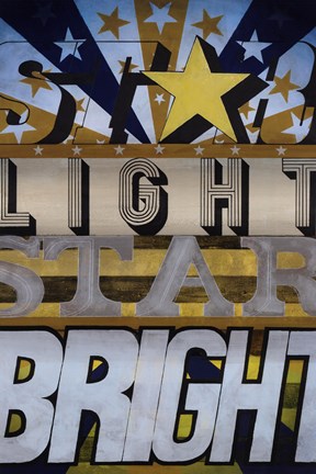 Framed Star Light Star Bright Print