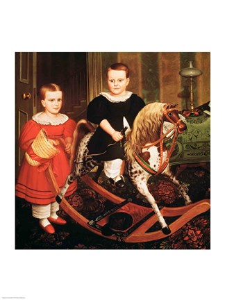 Framed Hobby Horse, c.1840 Print