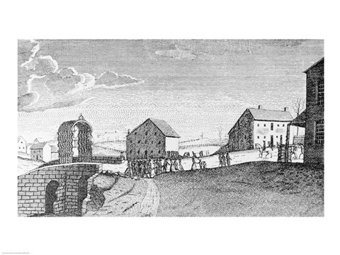 Framed Reception of Washington at Trenton, New Jersey, April 21, 1789 Print