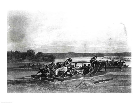 Framed Discovery of the Mississippi Print