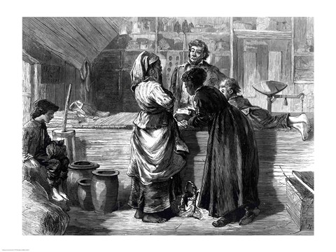 Framed Interior of a Country Store Print