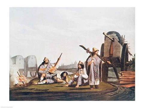 Framed Gauchos of Tucuman Print