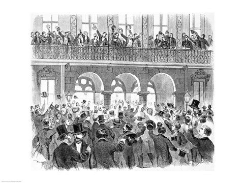 Framed Secession Meeting in Front of the Mills House Print