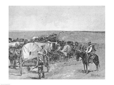 Framed Ten Minutes Before the Great Rush Print