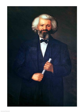 Framed Portrait of Frederick Douglass Print