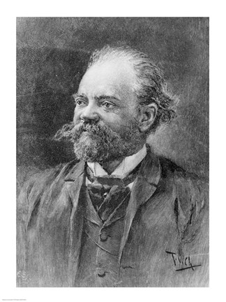 Framed Anton Dvorak, 1894 Print