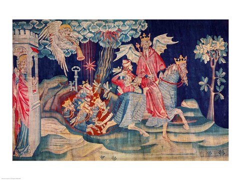 Framed Fifth Trumpet and the Locusts Print