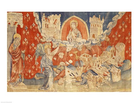 Framed Seven Bowls of Wrath and the Destruction of Babylon Print