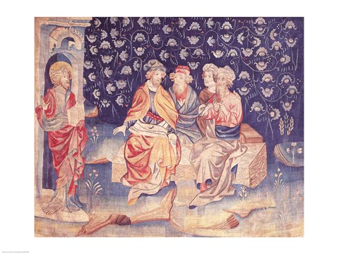 Framed Discussion of the Resurrection Print