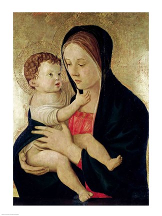 Framed Madonna and Child Print
