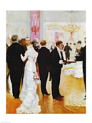 Framed Wedding Reception Print