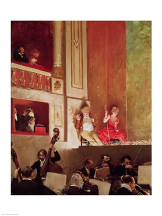 Framed Revue at the Theatre des Varietes Print