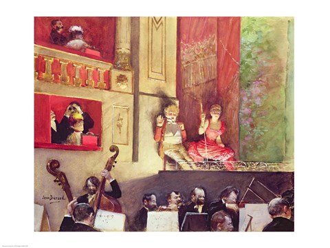 Framed Cafe Concert Print