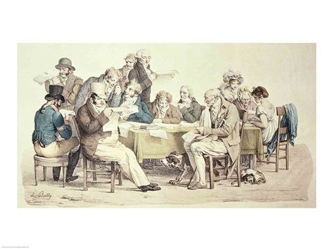 Framed Newspapers Print