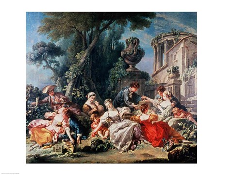 Framed Bird Catchers Print