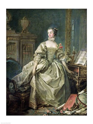 Framed Madame de Pompadour Print
