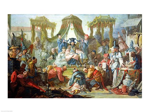 Framed Chinese Marriage Print