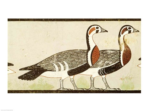 Framed Geese, from the Tomb of Nefermaat and Atet, Old Kingdom Print