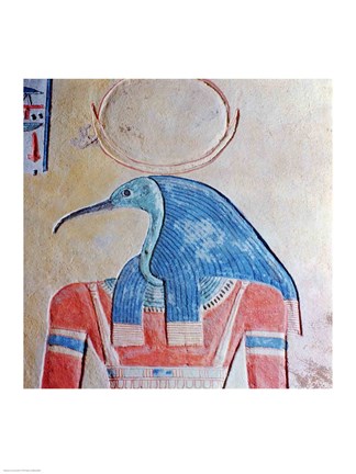 Framed God Thoth Print