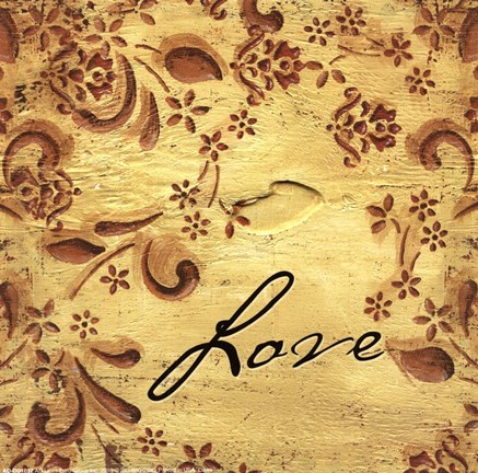 Framed Love (natural) Print