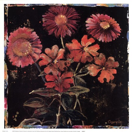 Framed Floral Mix II Print