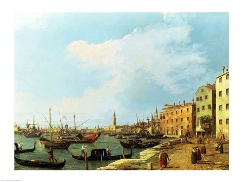 Framed Riva Degli Schiavoni Print