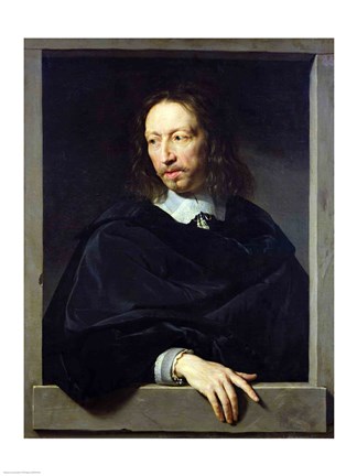 Framed Portrait of a Gentleman, known as Arnaud d&#39;Andilly Print