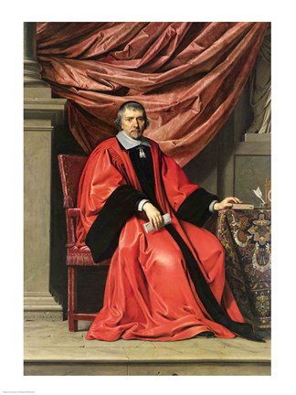 Framed Omer Talon, 1649 Print