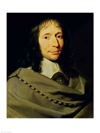 Framed Blaise Pascal Print