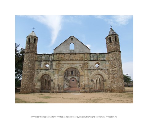 Framed Ruined Monastery Print