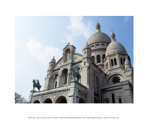 Framed Sacre Coeur Paris France Print