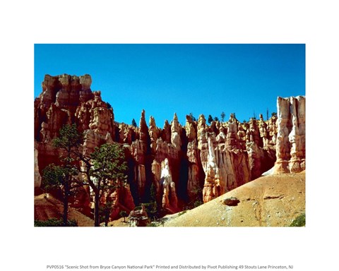 Framed Scenic Shot from Bryce Canyon National Park Print
