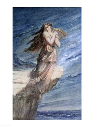 Framed Death of Sappho Print