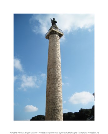 Framed Vatican Trajan Column Print