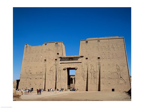 Framed Temple of Horus, Edfu, Egypt Print