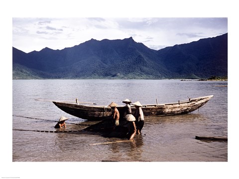 Framed Da Nang Vietnam Print