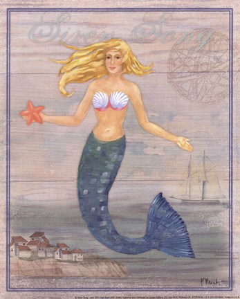 Framed Siren Song Print