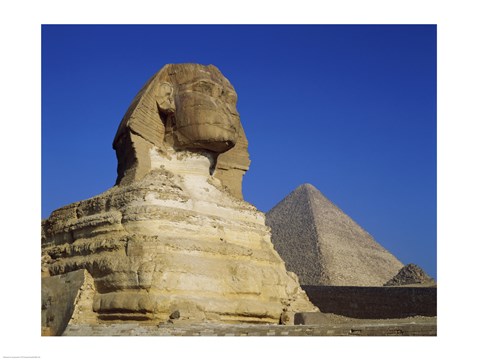 Framed Great Sphinx, Giza, Egypt Print