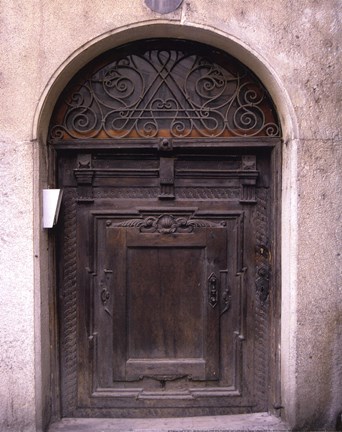 Framed Prague Door IV Print