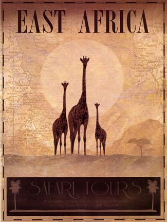 Framed East Africa Print